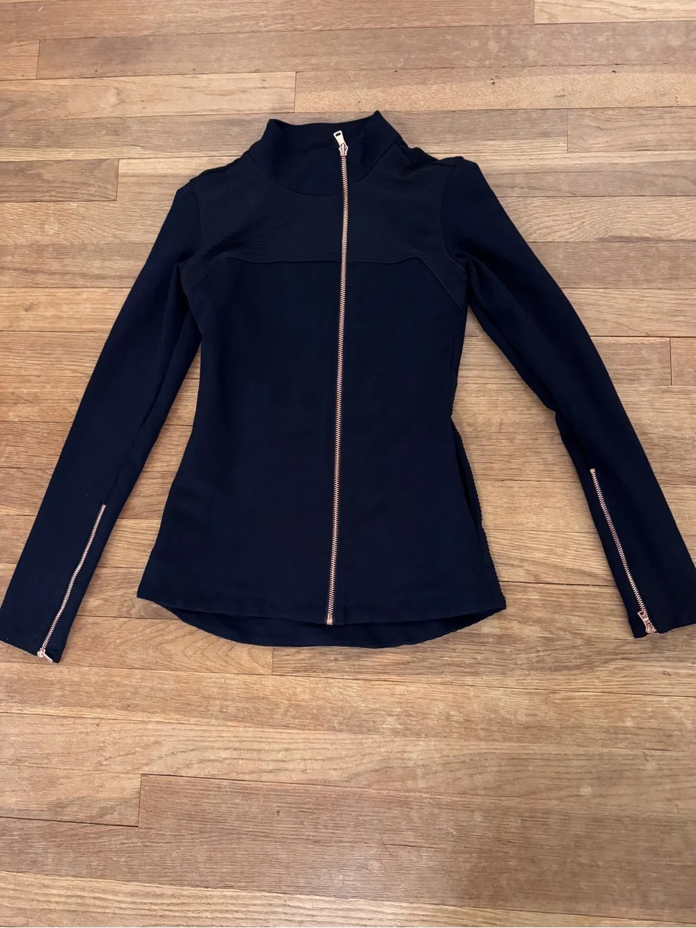 The Base Women's Navy Full-Zip Jacket - Size XS  b65